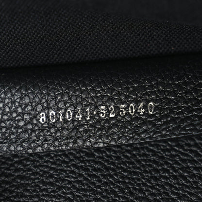 Gucci Grained Calfskin Large B Shoulder Bag Black 6 of 9