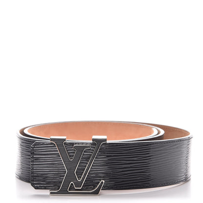 Louis Vuitton Epi Electric 40mm LV Initiales Belt 90 36 Black 1 of 10