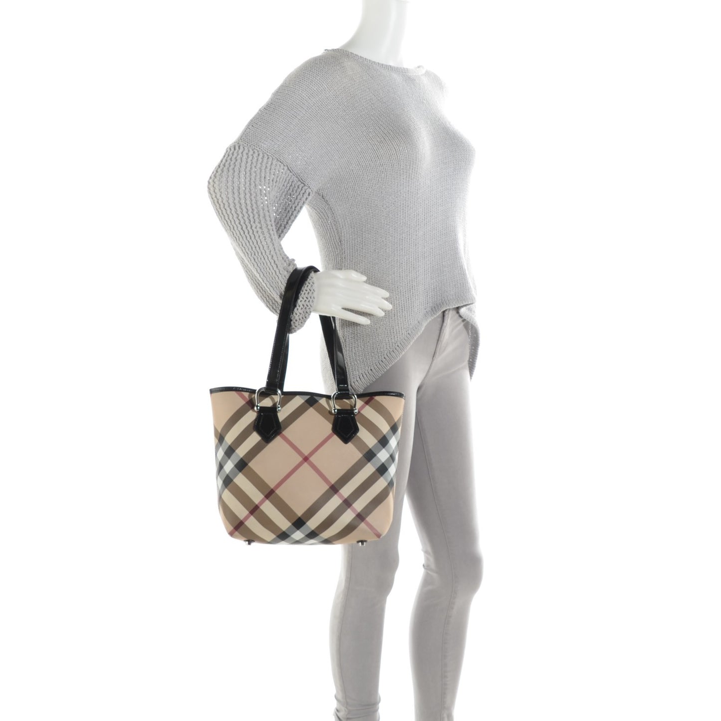 Supernova Check Stanton Tote Black