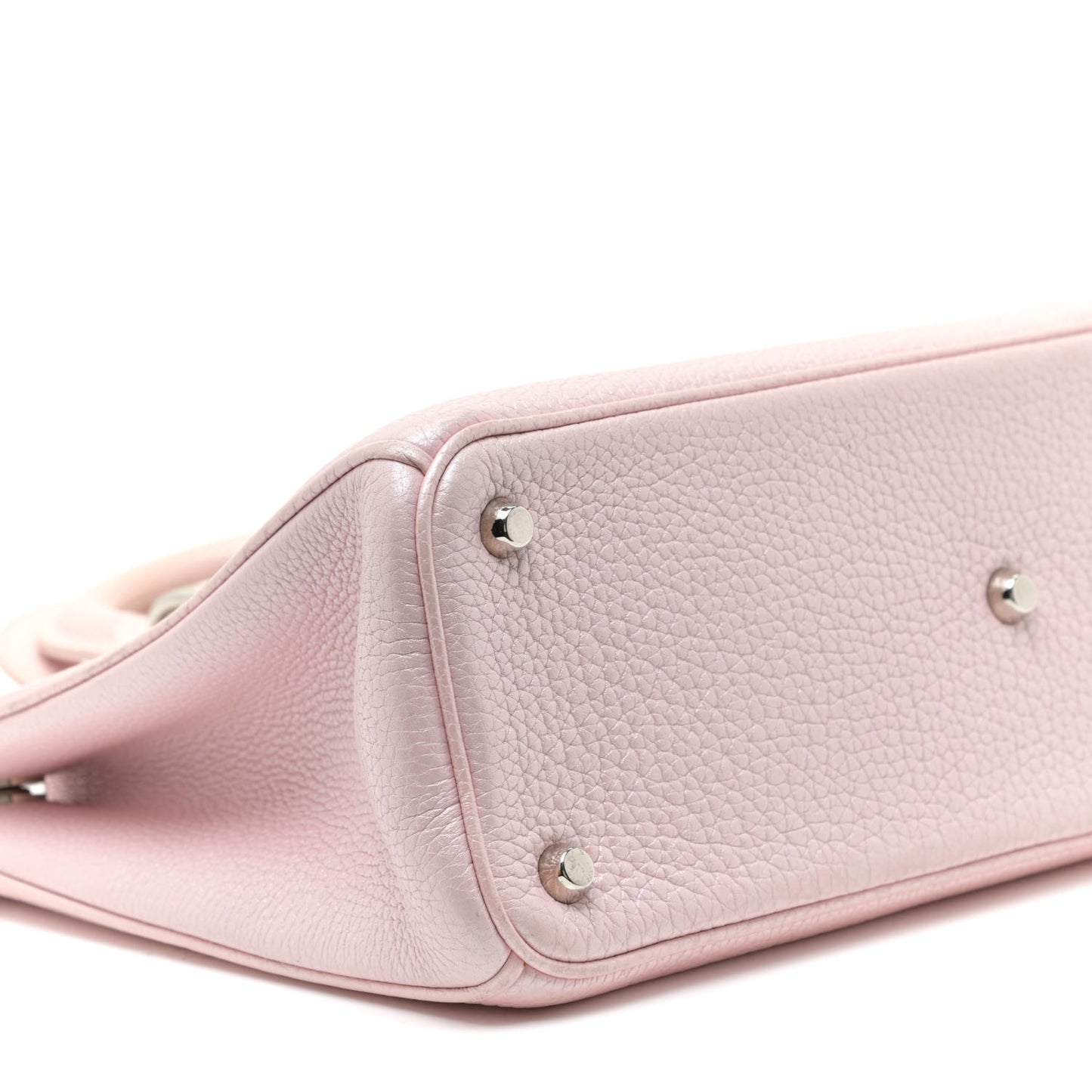 Metallic Bullcalf Medium Diorissimo Tote Pink