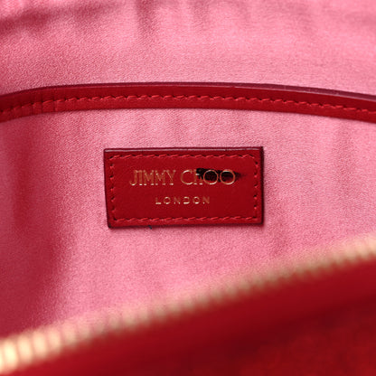 Jimmy Choo Glitter Clutch Red 6 of 8