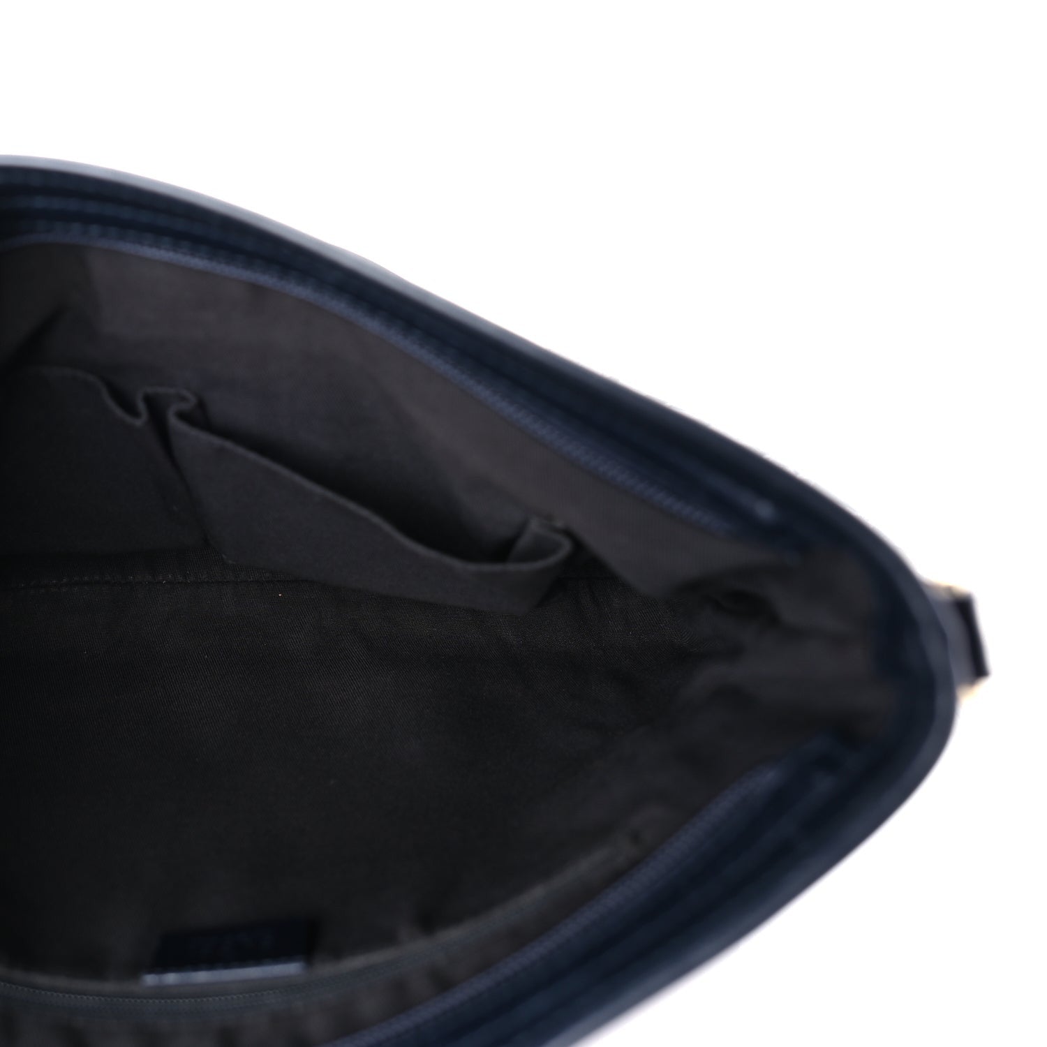 Gucci GG Supreme Monogram Web Flat Messenger Bag  Navy 4 of 8