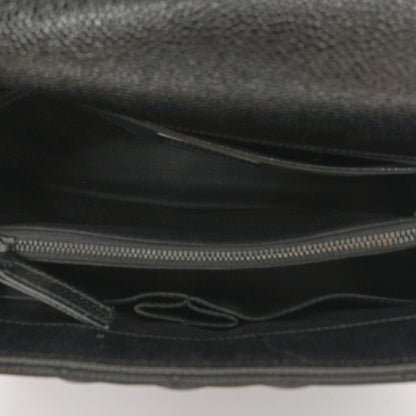 Chanel Caviar Quilted Small Coco Handle Flap So Black 4 of 12