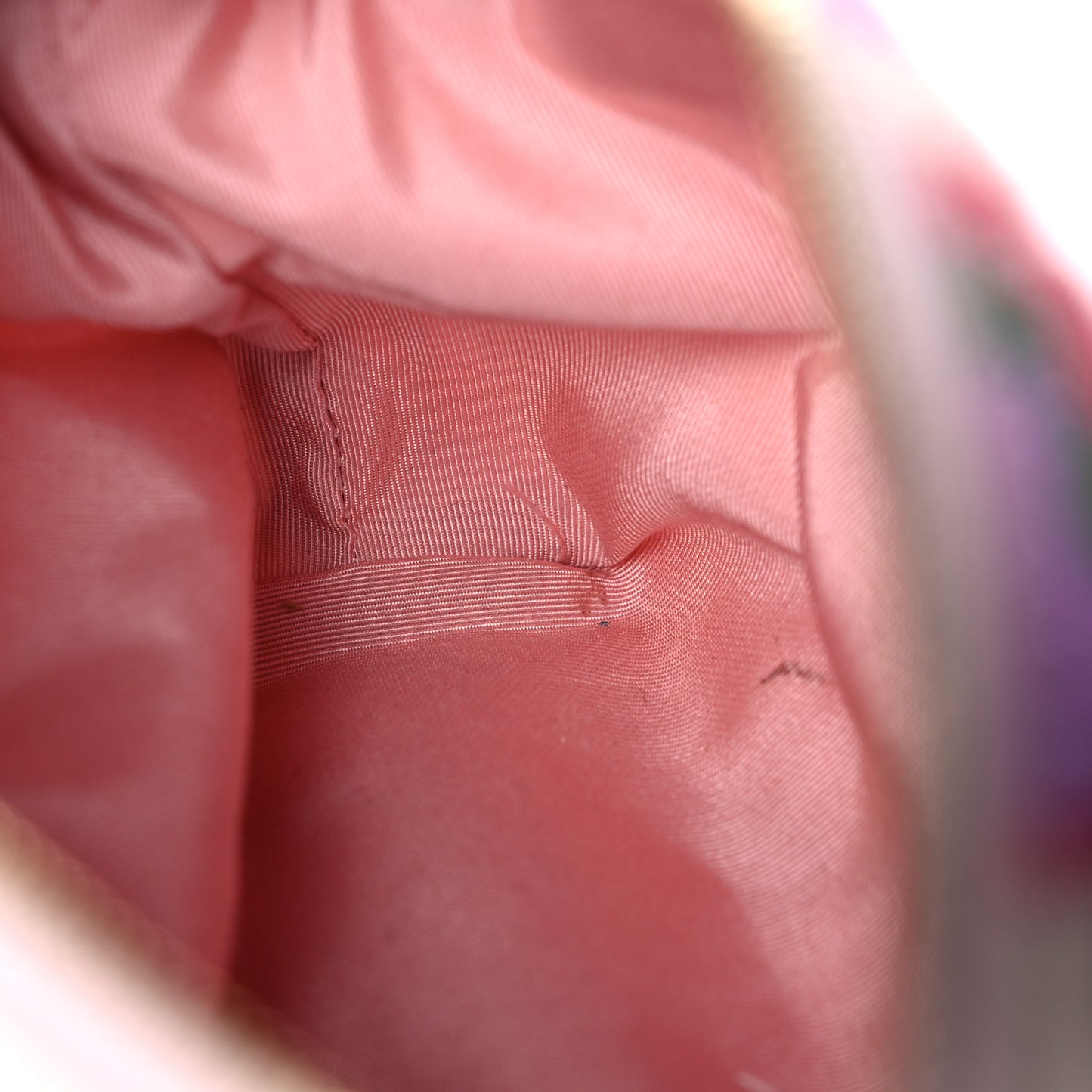 Lambskin Sea Through Flap Black Multicolor