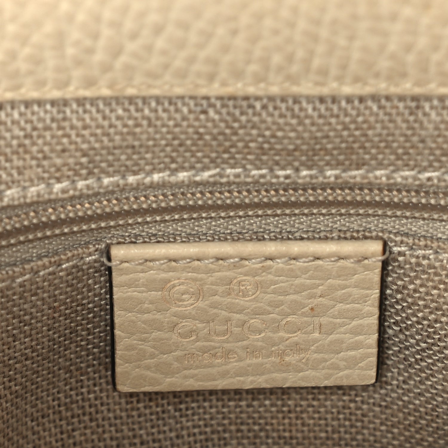 Gucci Dollar Calfskin Interlocking G Crossbody Bag Mystic White 5 of 8