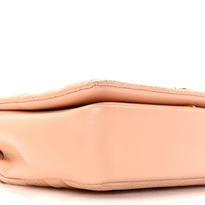 Burberry Lambskin Quilted Small Lola Bag Peach 7 of 8