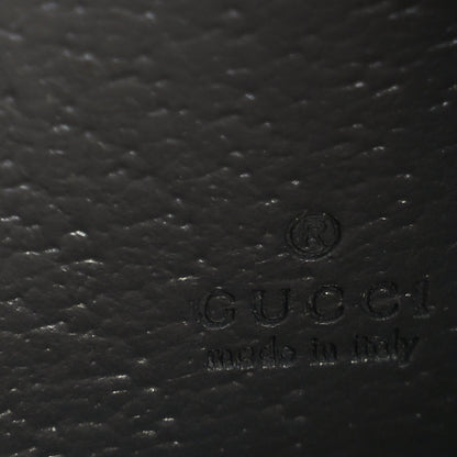 Gucci GG Supreme Monogram Textured Dollar Calfskin Ophidia Wristlet Pouch  Grey Black Graphite Grey 7 of 7
