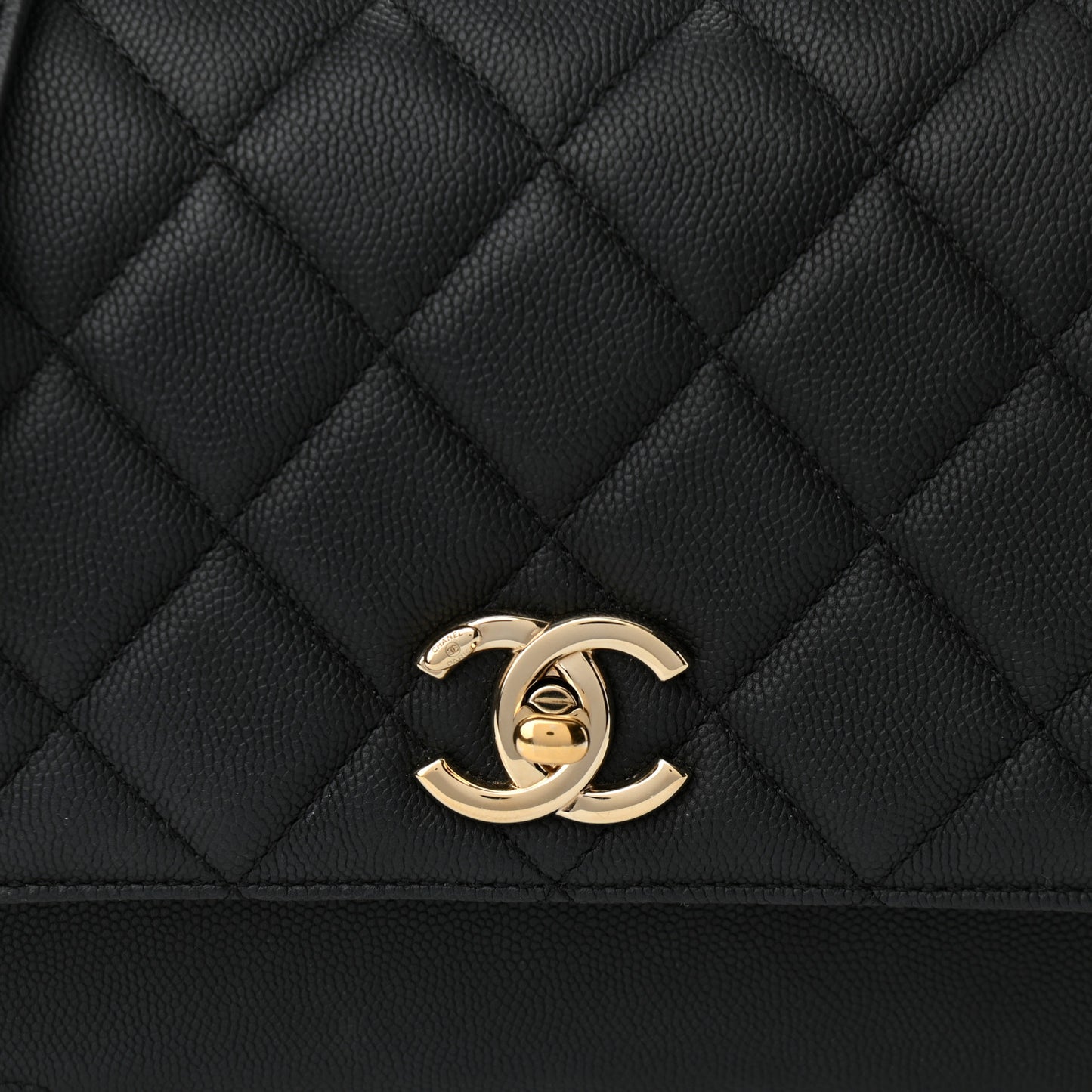 Caviar Quilted Small Business Affinity Flap Black