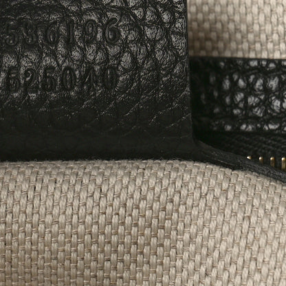 Gucci Pebbled Calfskin Medium Soho Chain Shoulder Bag Black 7 of 11