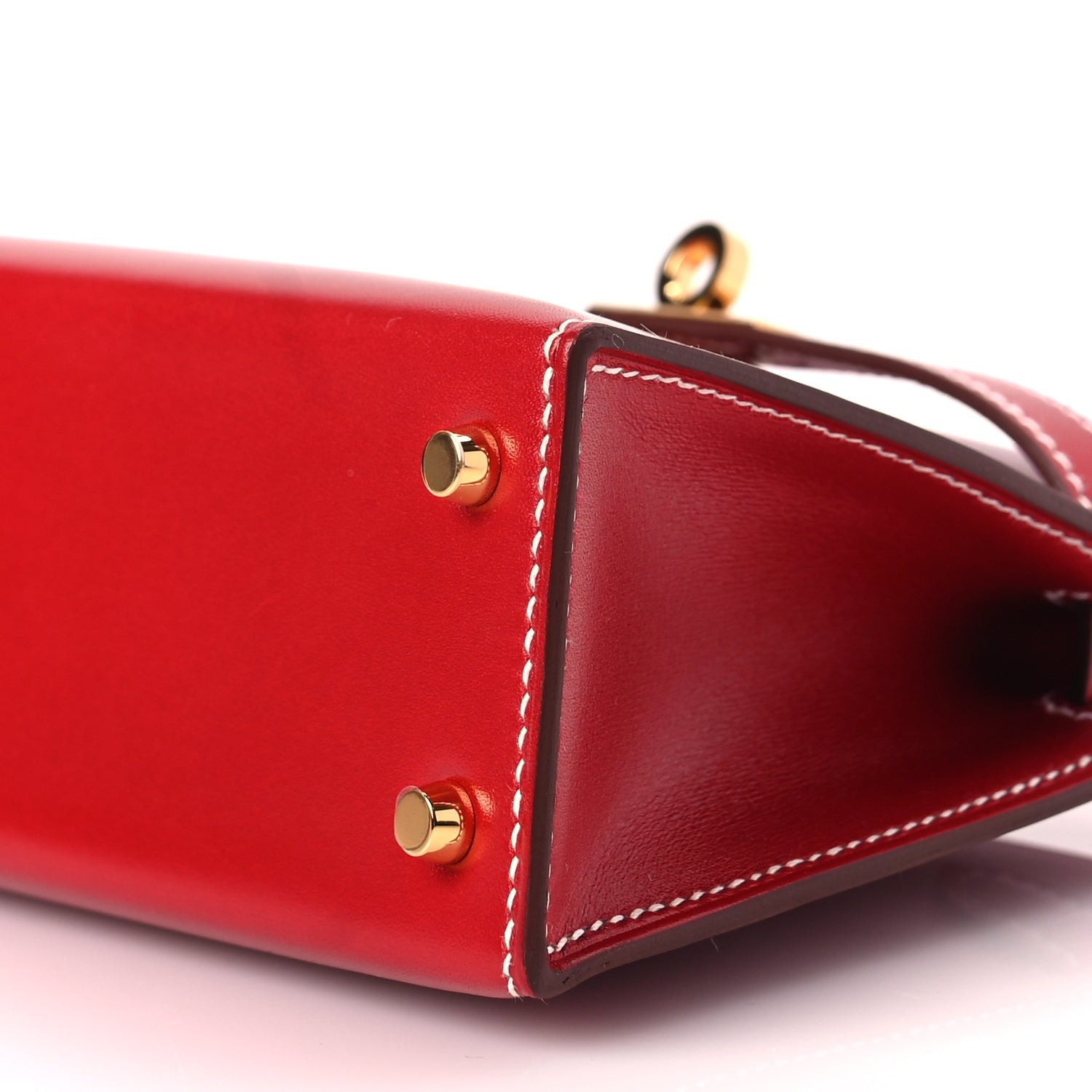 Hermes Box Mini Kelly Sellier 20 Rouge Piment 6 of 7
