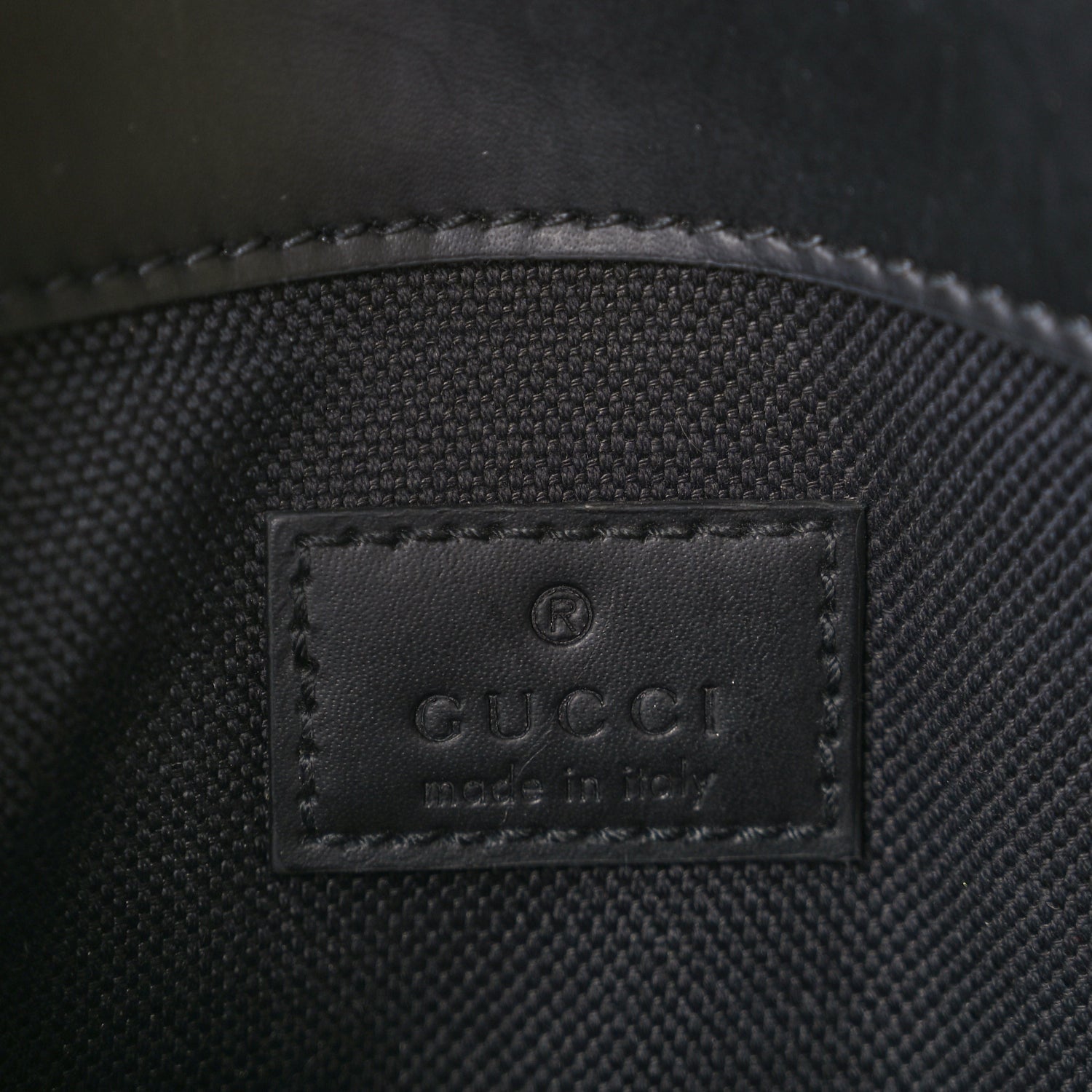 Gucci GG Supreme Monogram Web Slim Belt Bag Black Grey 5 of 8