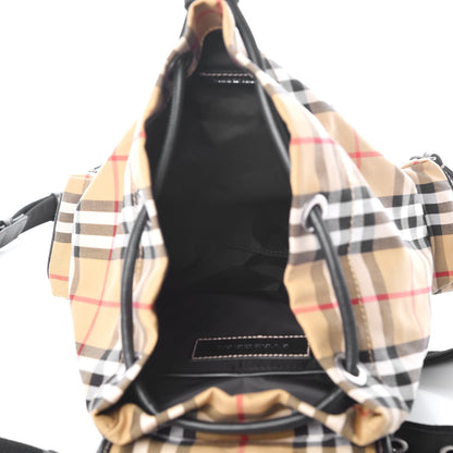 Burberry Vintage Check Small Rucksack Backpack Black 5 of 8