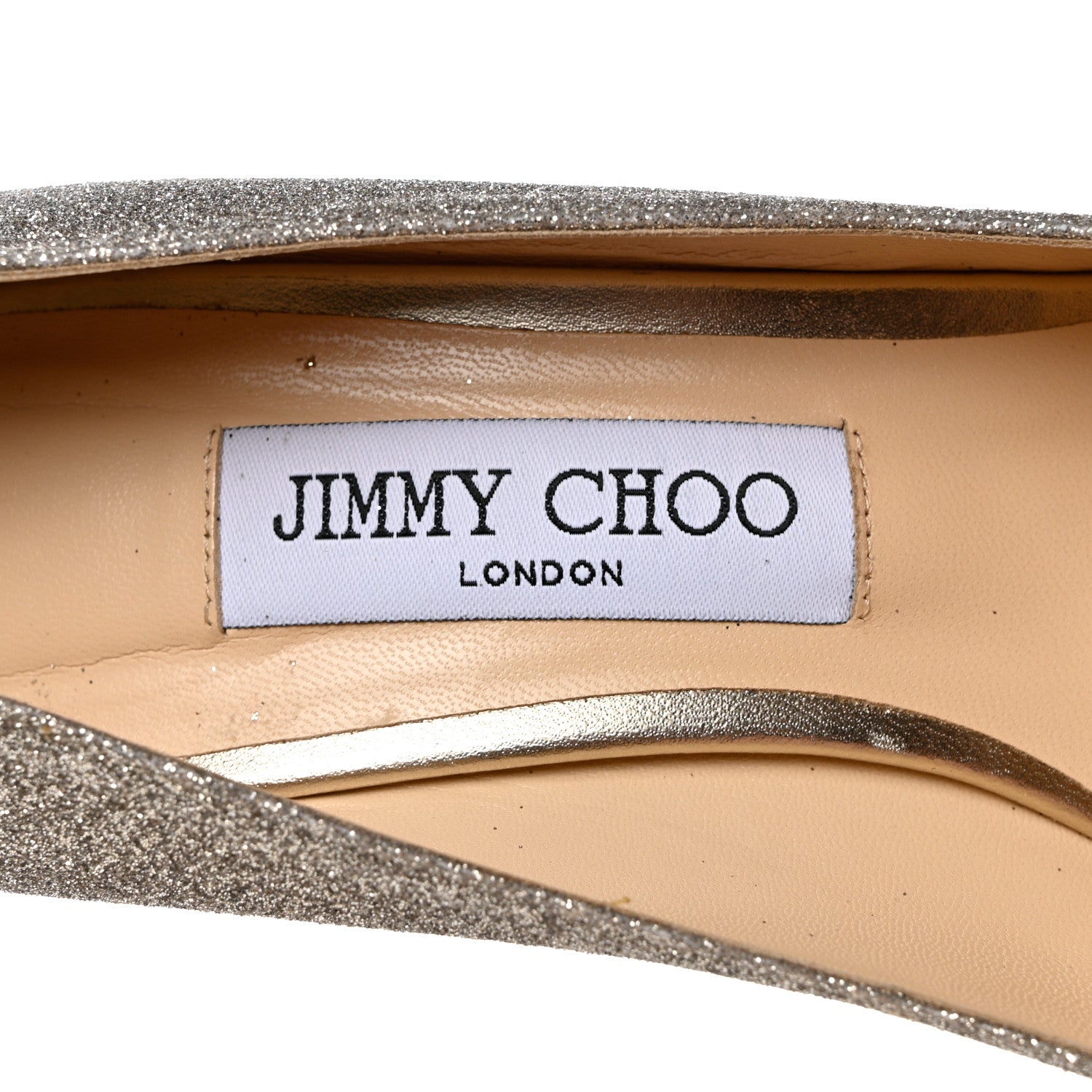 Jimmy Choo Glitter Romy 100 Pumps 37.5 Platinum Ice 6 of 10