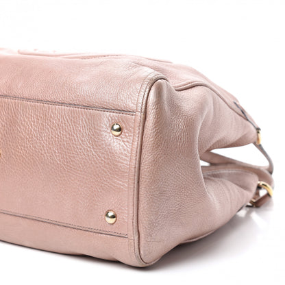 Gucci Metallic Pebbled Calfskin Medium Soho Shoulder Bag Pink 7 of 16