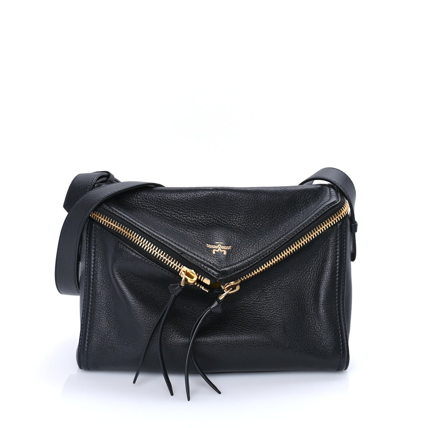 MCM Goatskin Diamant 3D Shoulder Bag  Black 1 of 7
