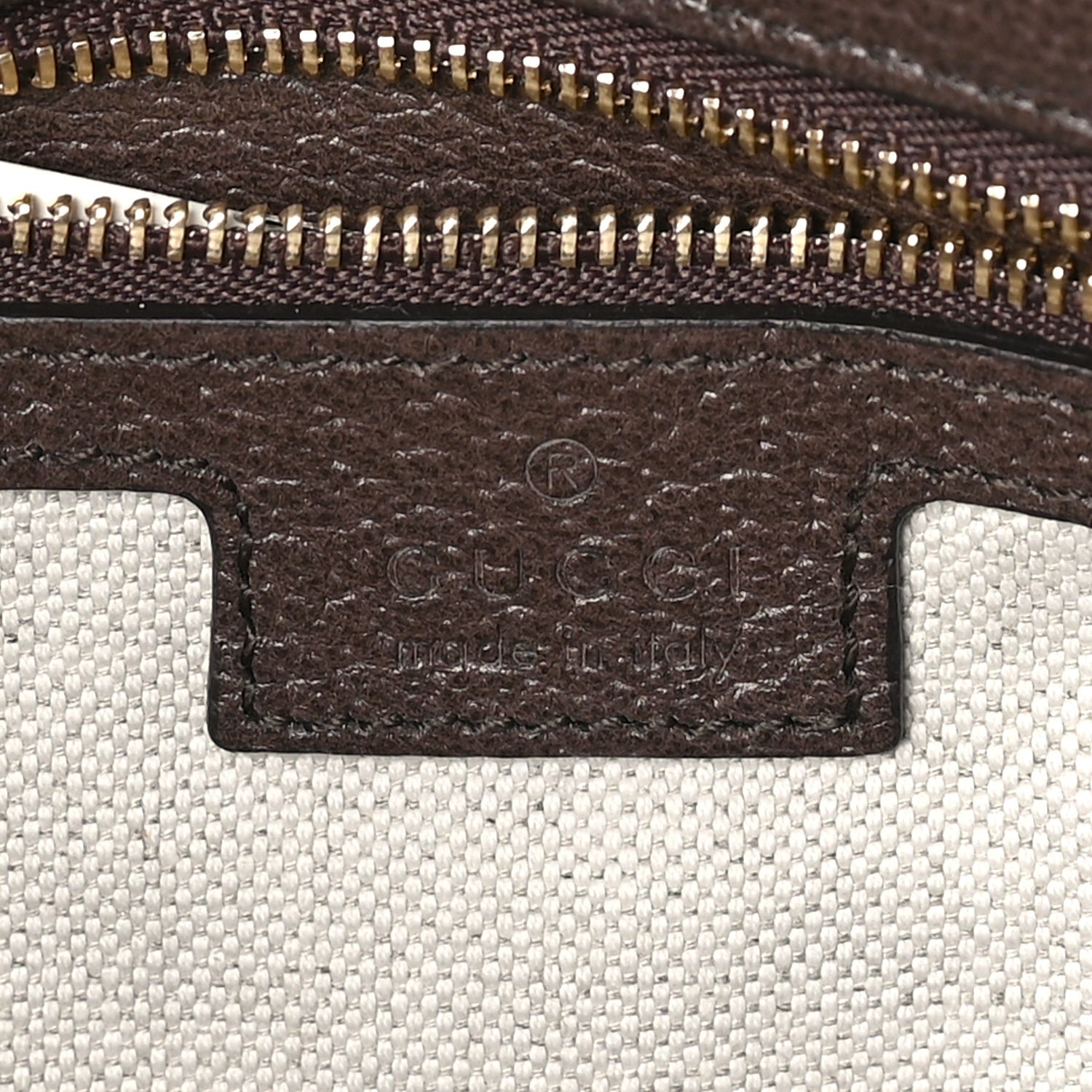 Gucci GG Supreme Monogram Textured Dollar Calfskin Blondie Chain Shoulder Flap Bag Beige Ebony New Acero 5 of 7