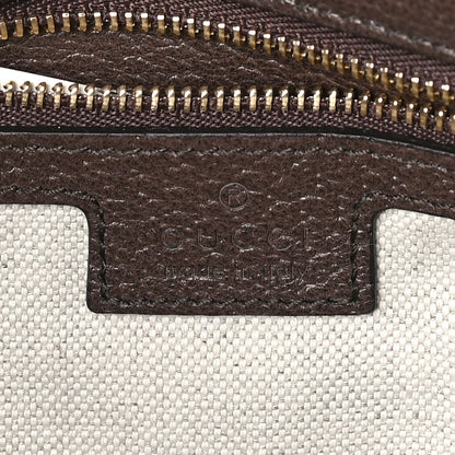 Gucci GG Supreme Monogram Textured Dollar Calfskin Blondie Chain Shoulder Flap Bag Beige Ebony New Acero 5 of 7