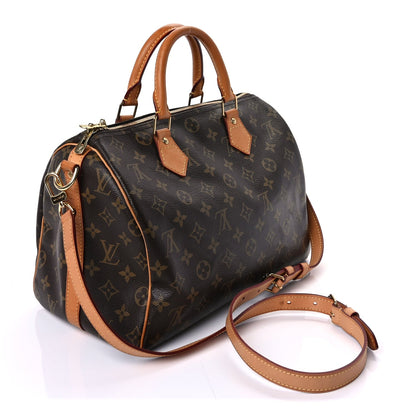 Louis Vuitton Monogram Speedy Bandouliere 30 Brown 2 of 8