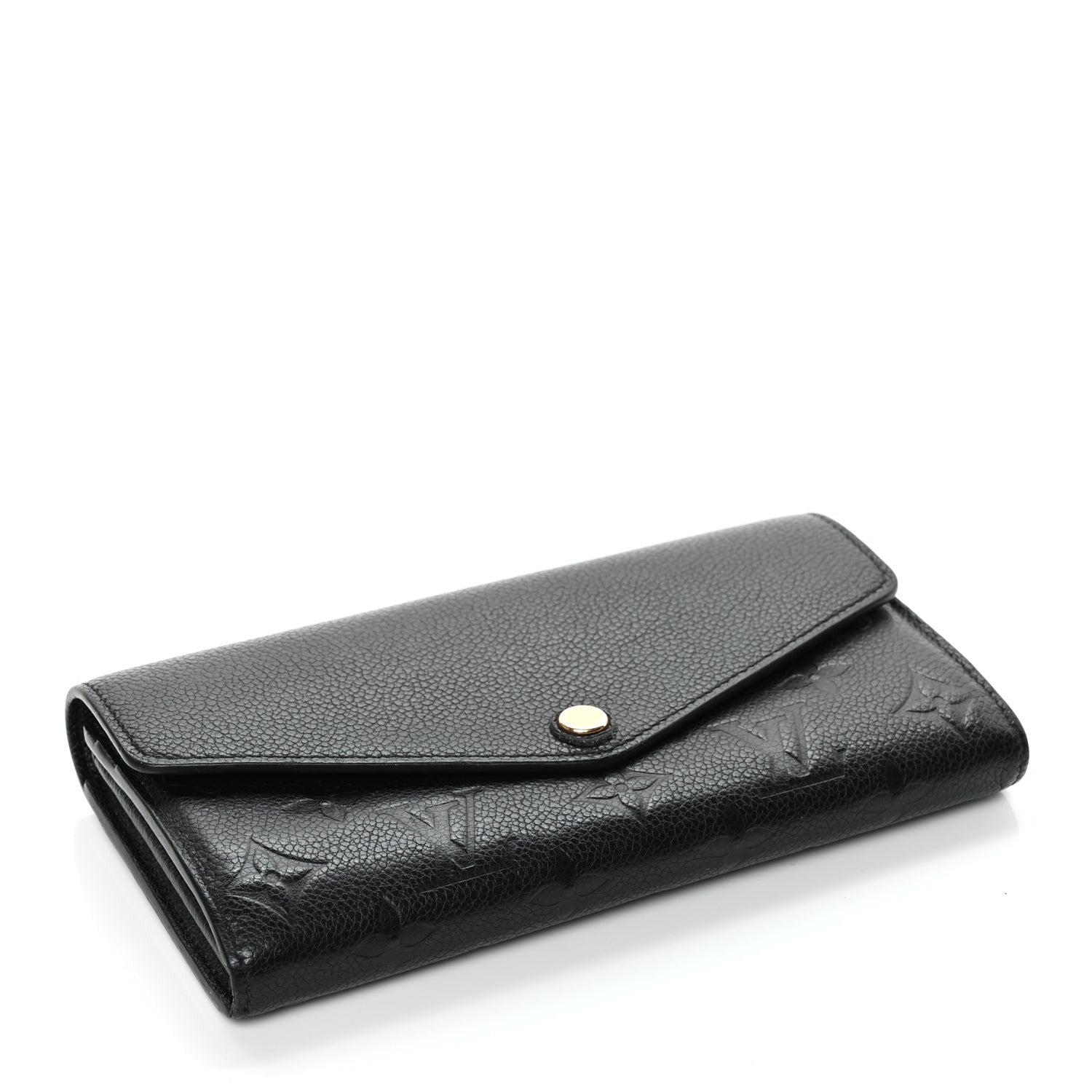 Louis Vuitton LOUIS VUITTON Empreinte Sarah Wallet NM Black 4 of 7