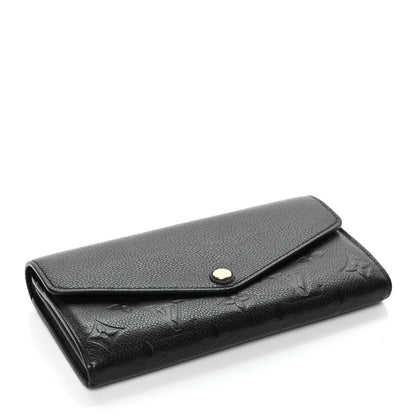 Louis Vuitton LOUIS VUITTON Empreinte Sarah Wallet NM Black 4 of 7