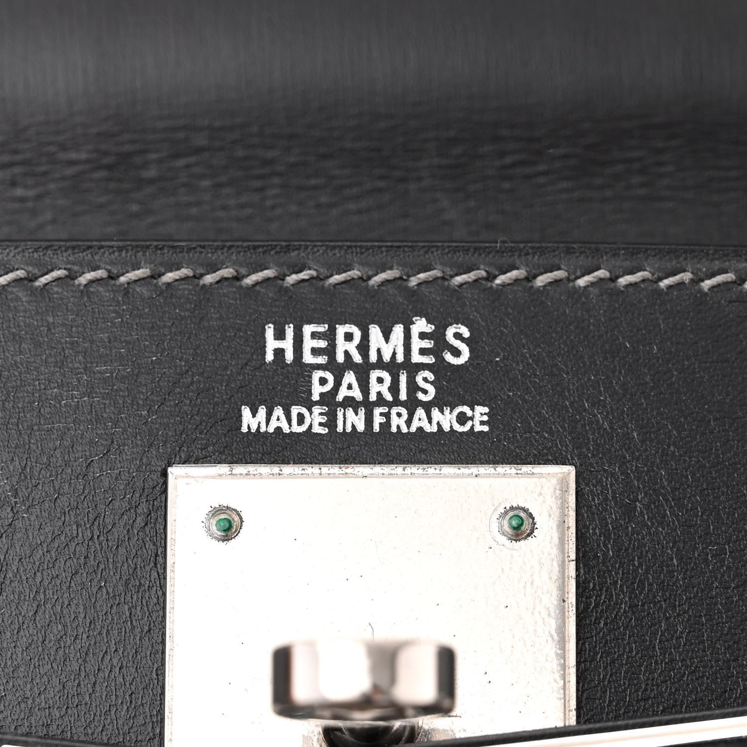 Hermes Box Kelly Retourne 32 Graphite 6 of 15