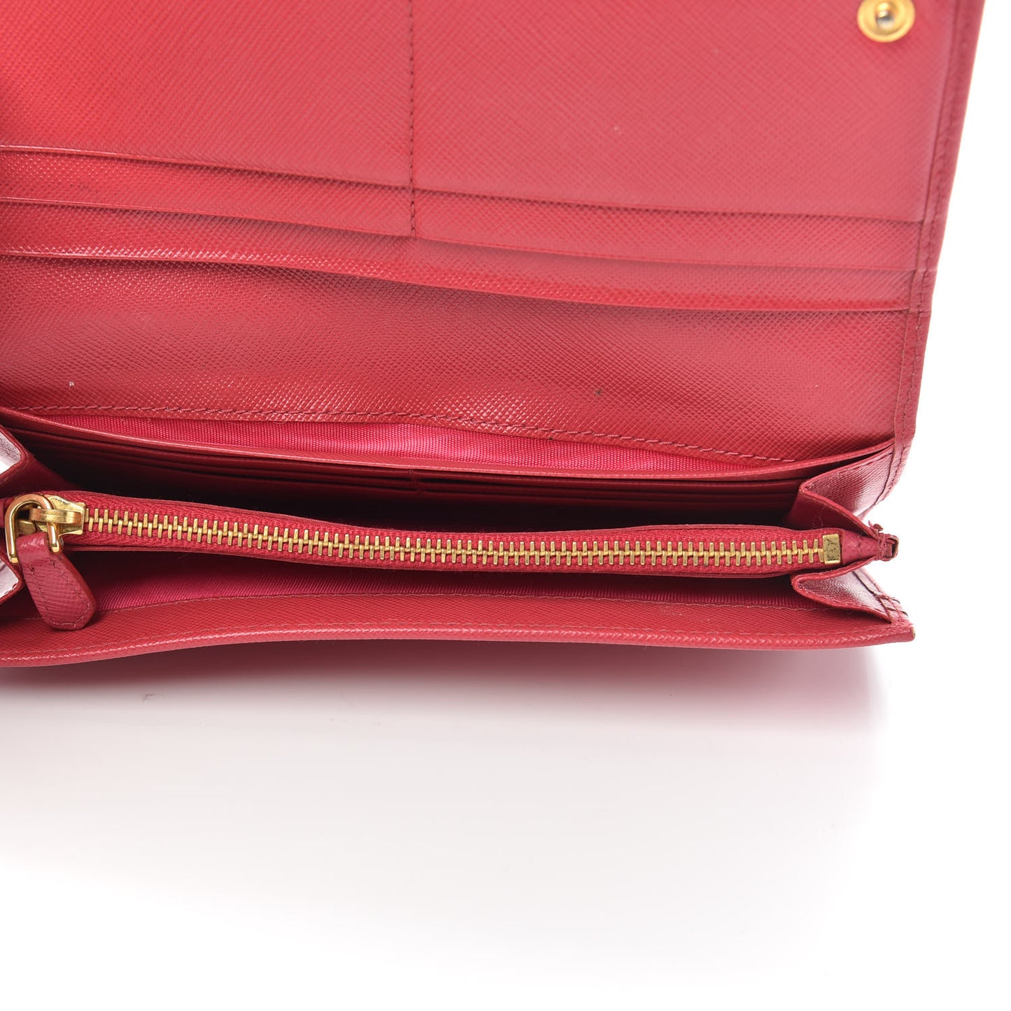 Saffiano Bow Continental Wallet Peonia