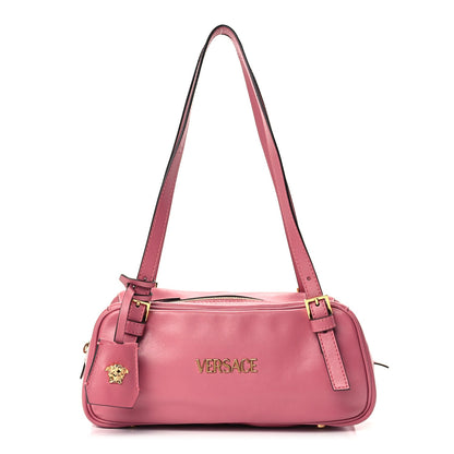 Versace Lambskin Tag Bowling Bag Light Pink 1 of 9