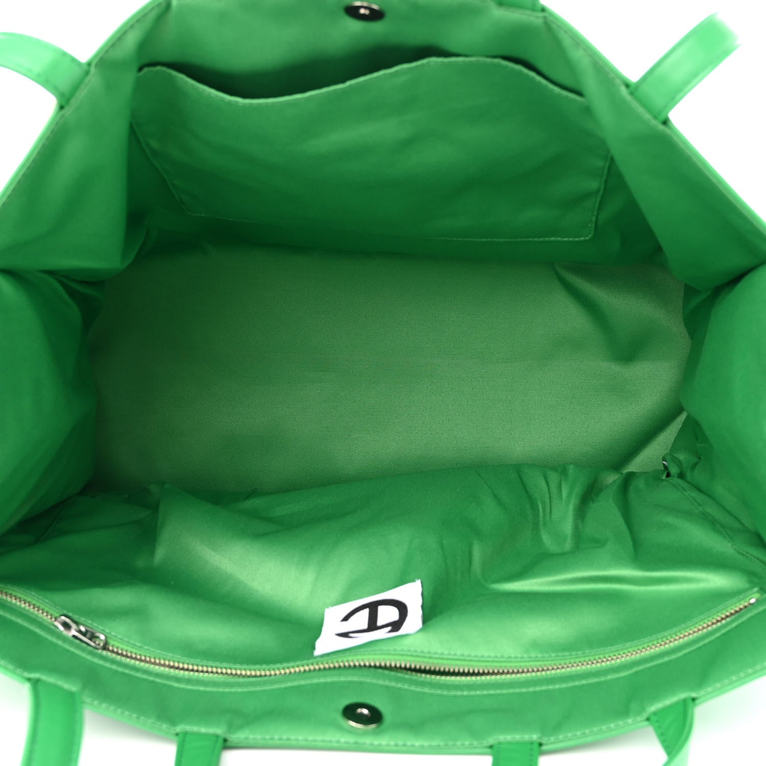 Telfar Vegan Leather Large Shopping Bag Greenscreen 5 of 11