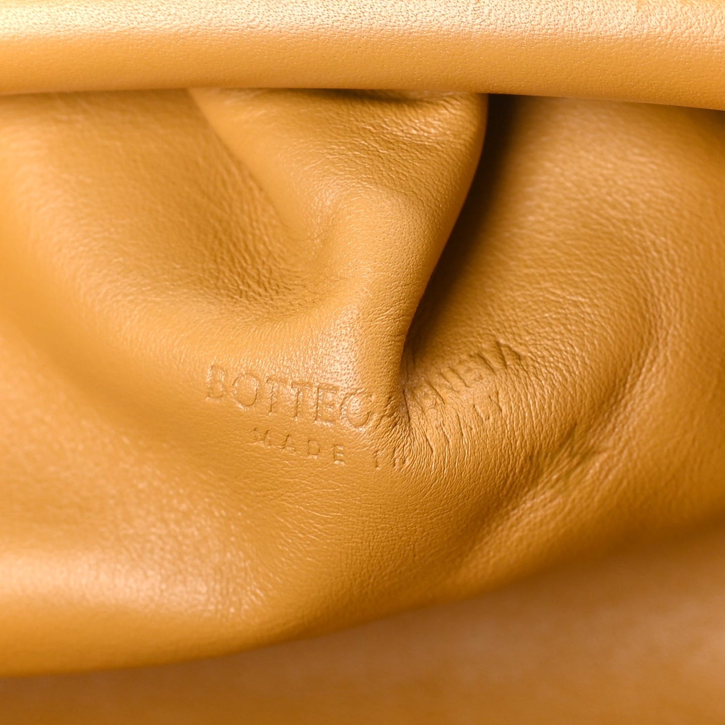 Butter Calfskin The Mini Pouch Butterscotch