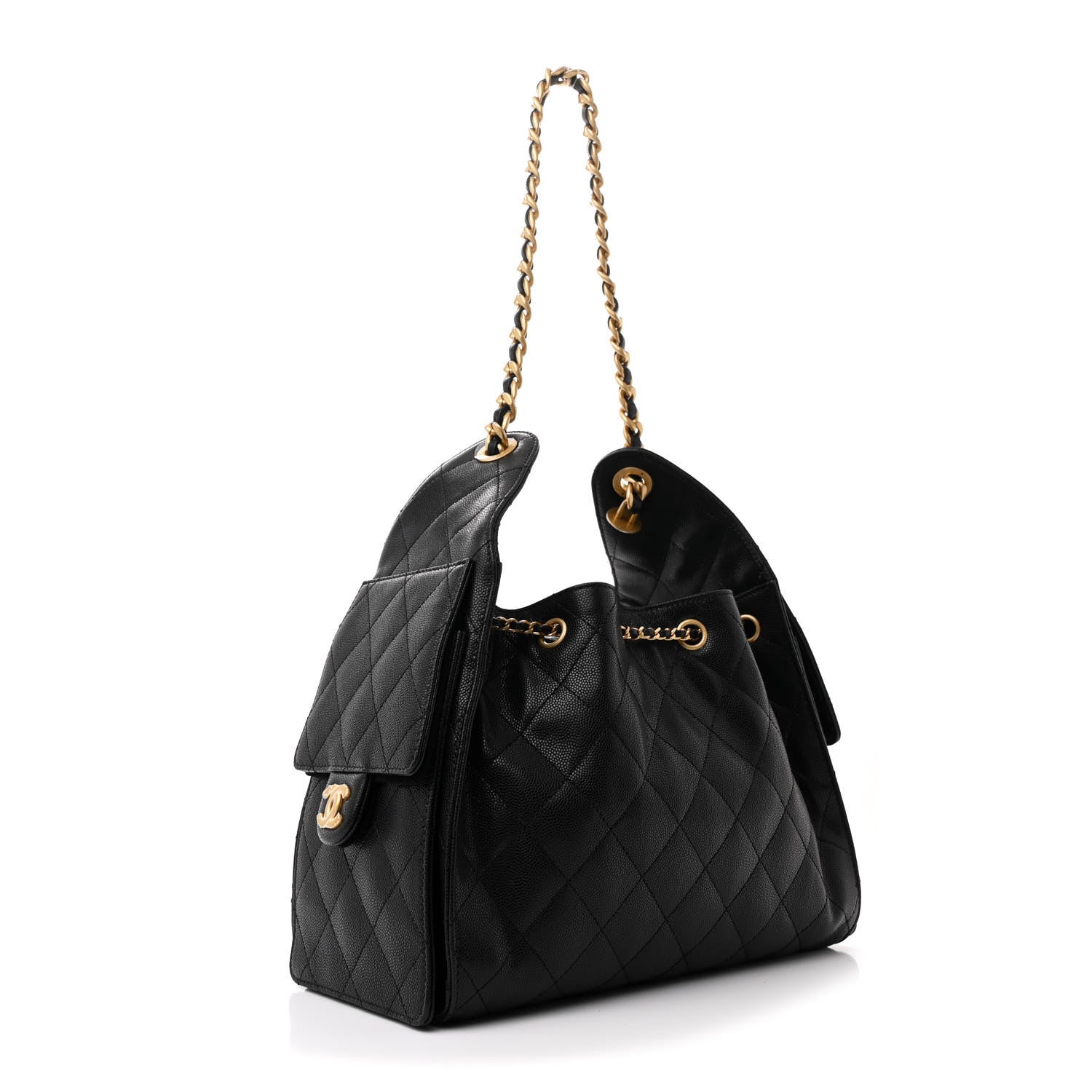 Chanel Caviar Quilted Small Chanel 25 Handbag Black 3 of 11