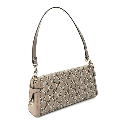 Gucci GG Shadow Monogram Small Luce Shoulder Bag  Beige 2 of 8