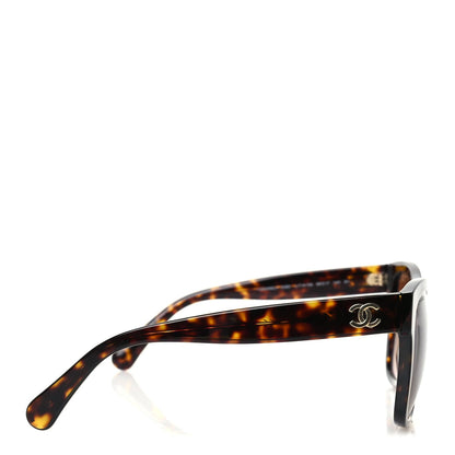 Chanel Acetate Runway Square Sunglasses 5380  Dark Tortoise 3 of 7