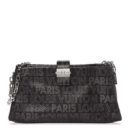 Louis Vuitton Python Perfore Lutece Bag Black 1 of 7