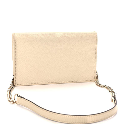 Gucci Dollar Calfskin Interlocking G Chain Wallet Ivoire 2 of 10