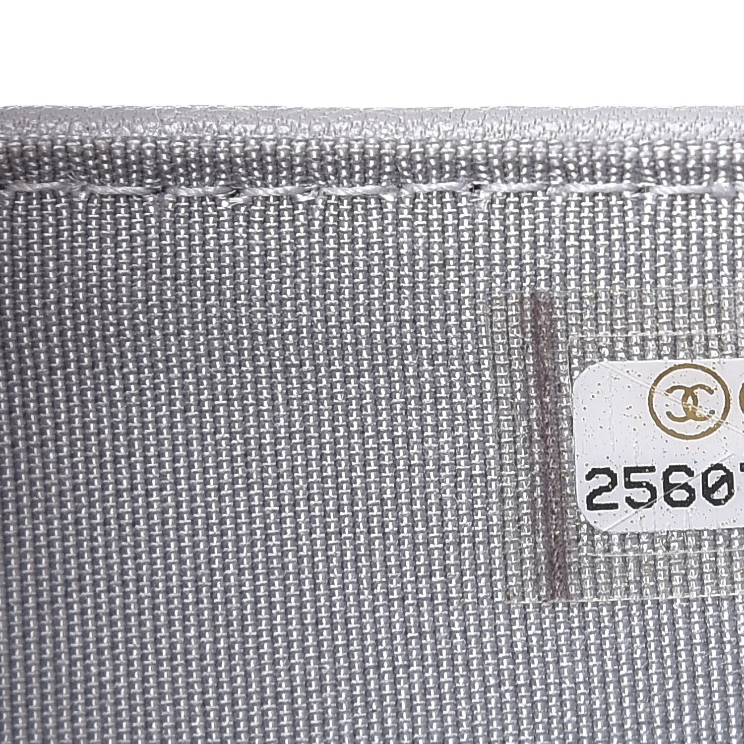 Chanel Lambskin Quilted CC Box Flap Wallet Grey 9 of 10