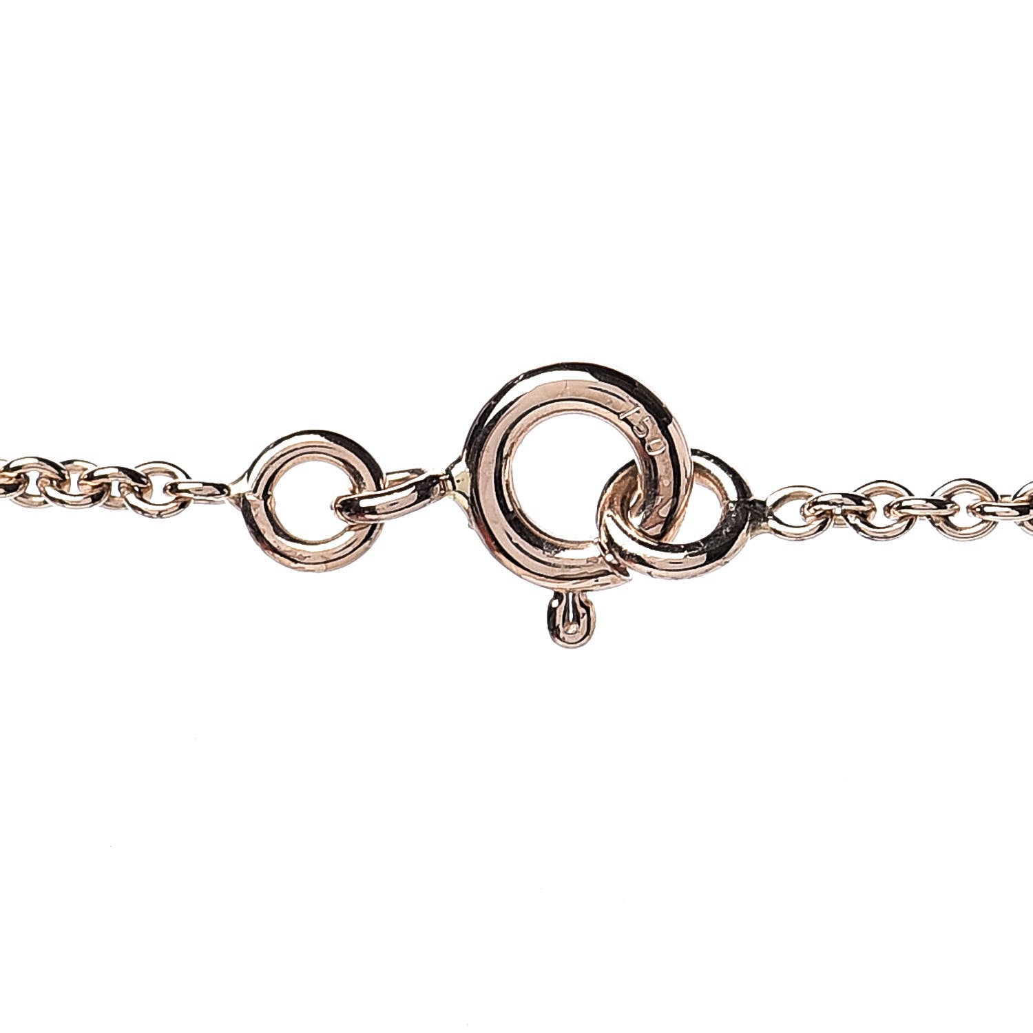 Hermes 18K Rose Gold Diamond Constance Amulette Pendant Necklace 5 of 7