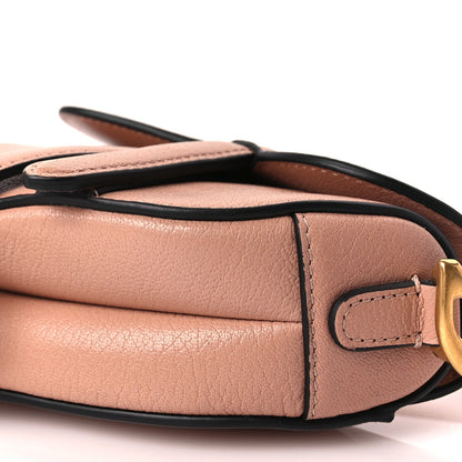 Christian Dior Goatskin Micro Saddle Bag With Strap Rose Des Vents 8 of 8
