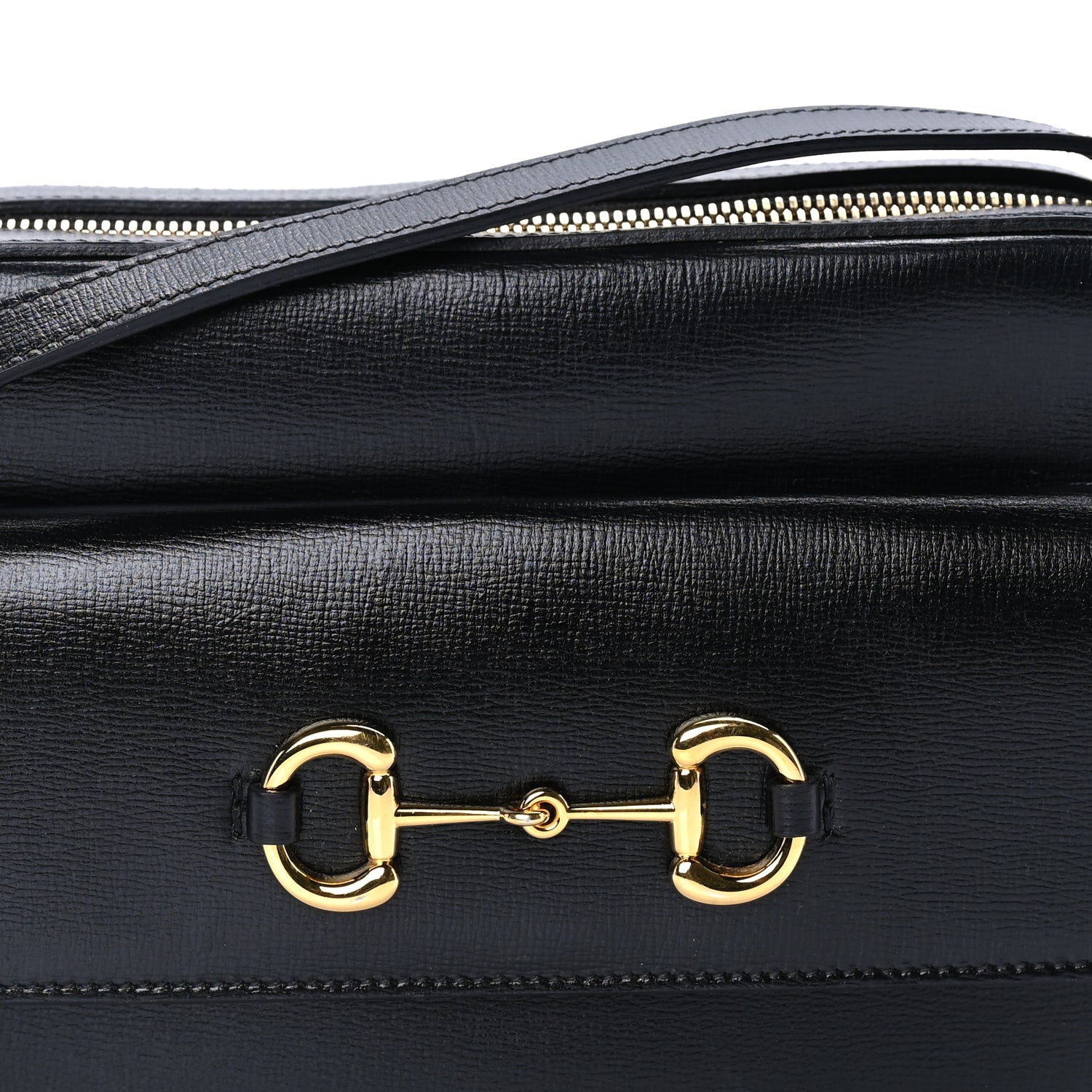 Gucci Azalea Calfskin Small Horsebit 1955 Shoulder Bag  Black 6 of 8