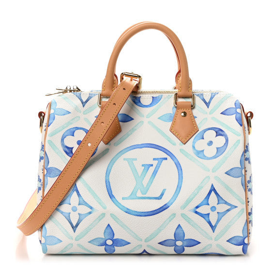 Monogram Tiles By The Pool Speedy Bandouliere 25 Lagoon Blue