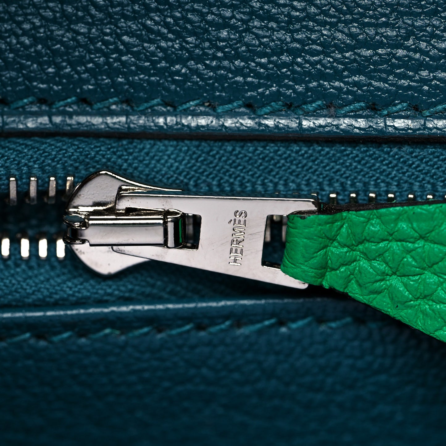 Togo Verso Birkin 25 Menthe Vert Bosphore