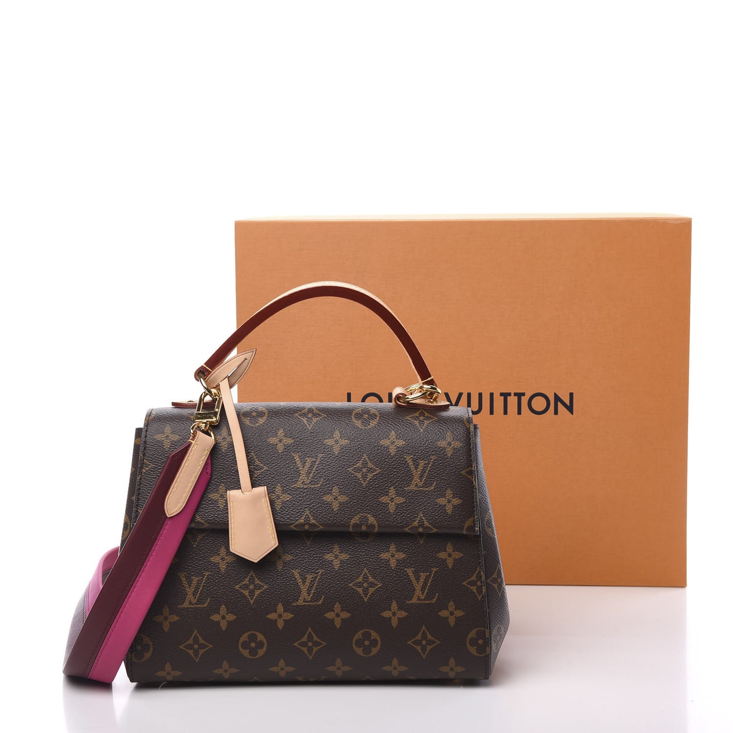 Monogram Cluny BB Bordeaux Fuchsia