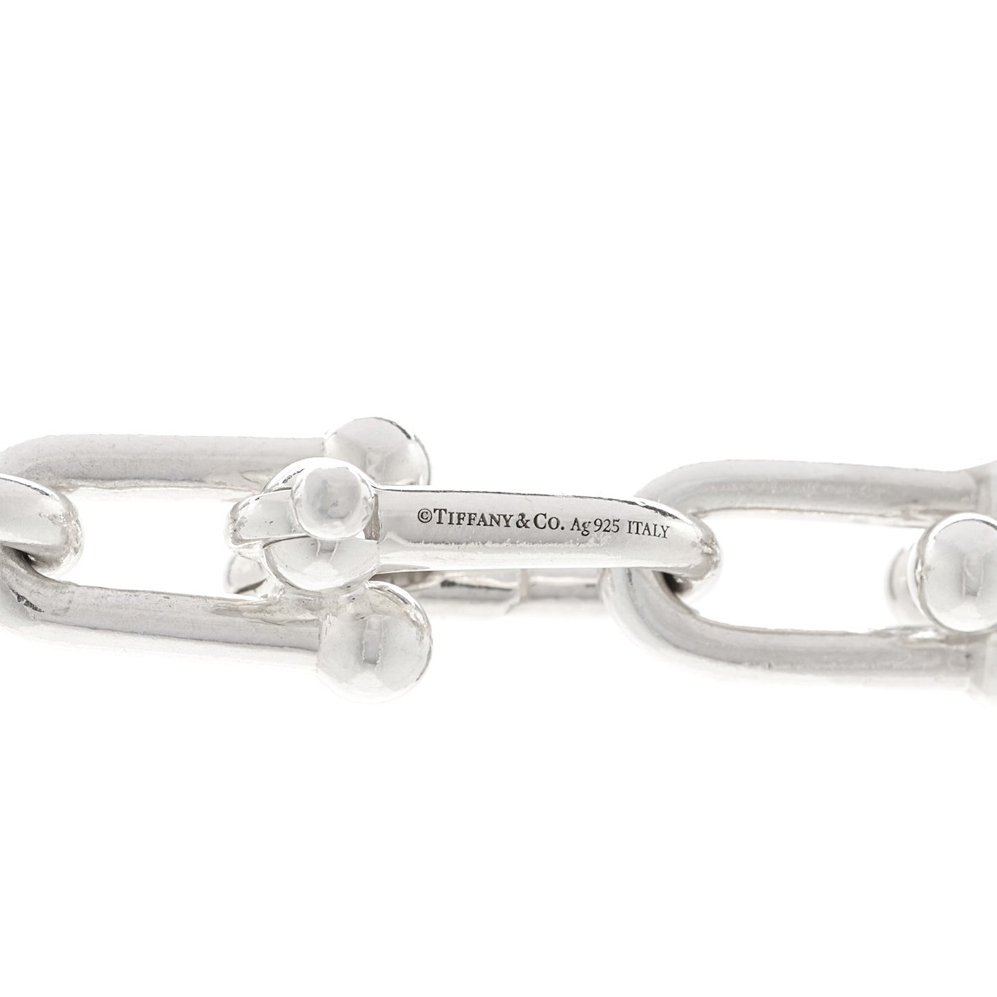 Sterling Silver HardWear Graduated Link Necklace