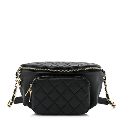 Chanel Caviar Quilted Business Affinity Waist Belt Bag Black 1 of 7
