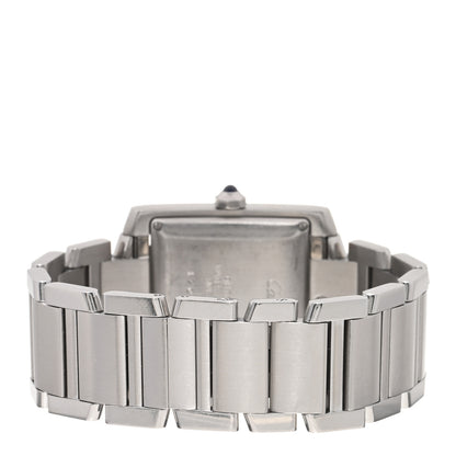 Cartier Stainless Steel 28mm Tank Francaise Automatic Watch 3 of 4
