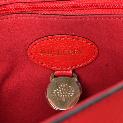 Mulberry Small Classic Grain Calfskin Medium Lily Flap Scarlet 5 of 8