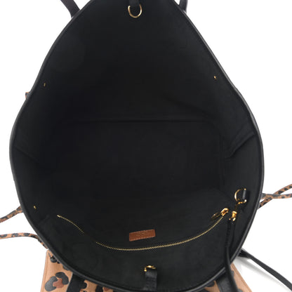 Louis Vuitton Empreinte Monogram Giant Wild At Heart Neverfull MM Black 6 of 11