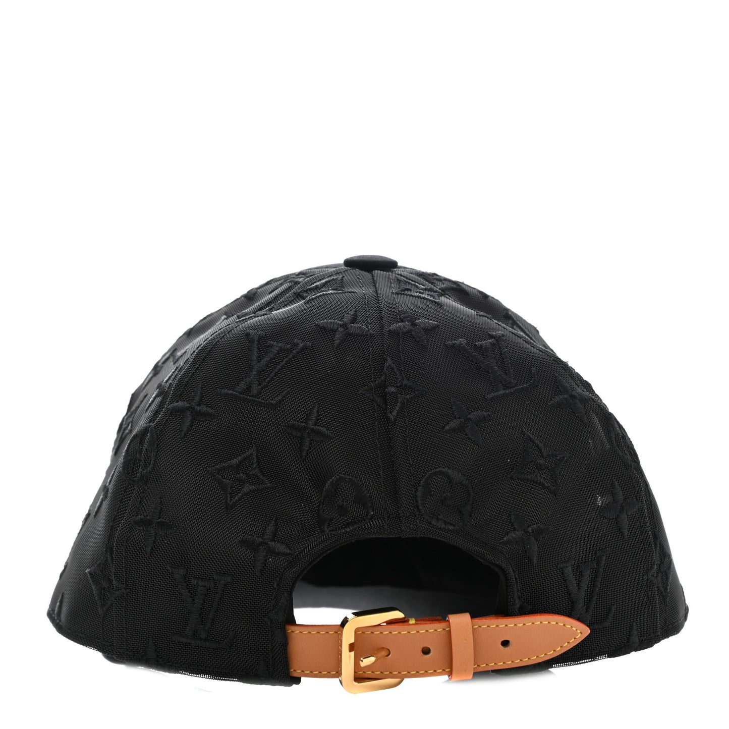 Monogram Mesh Cotton Cap L Black