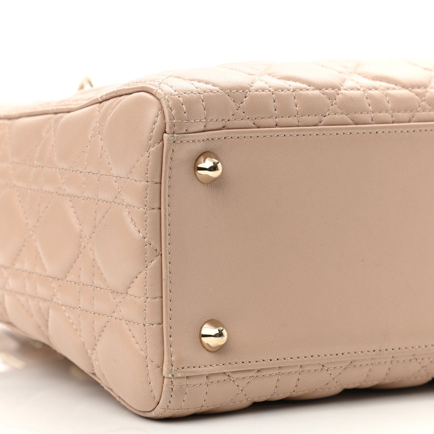 Lambskin Cannage Large Lady Dior Beige