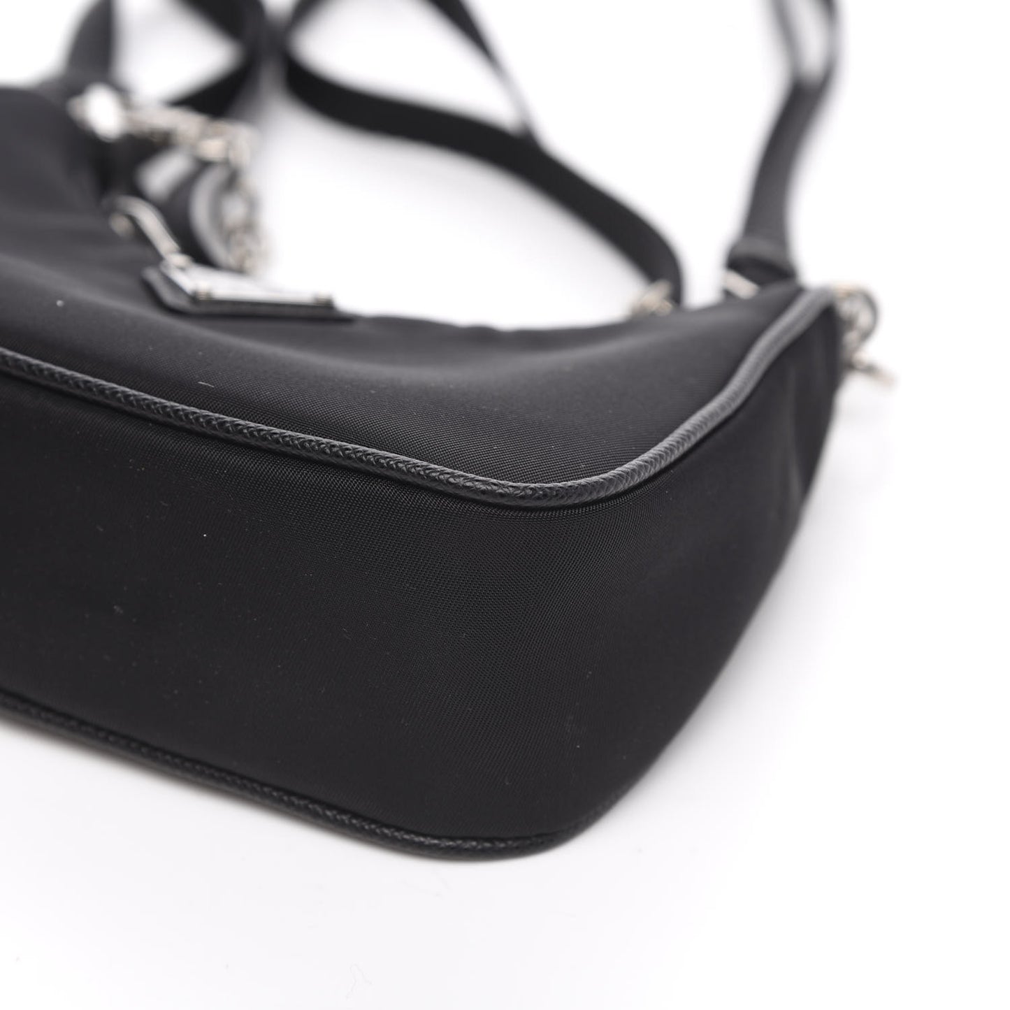 Tessuto Nylon Mini Re-Edition 2000 Shoulder Bag Black