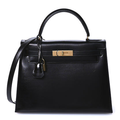 Hermes Box Kelly Sellier 28 Black 8 of 11